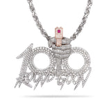 Q Da Fool 100 Round Goon Custom Diamond Pendant - Shyne Jewelers Shyne Jewelers