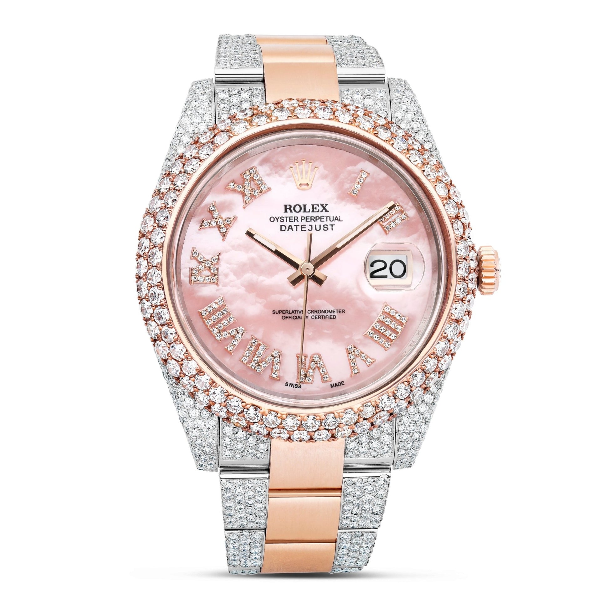 Rolex DateJust 41m with Diamonds - Shyne Jewelers LAUVROLEX Shyne Jewelers