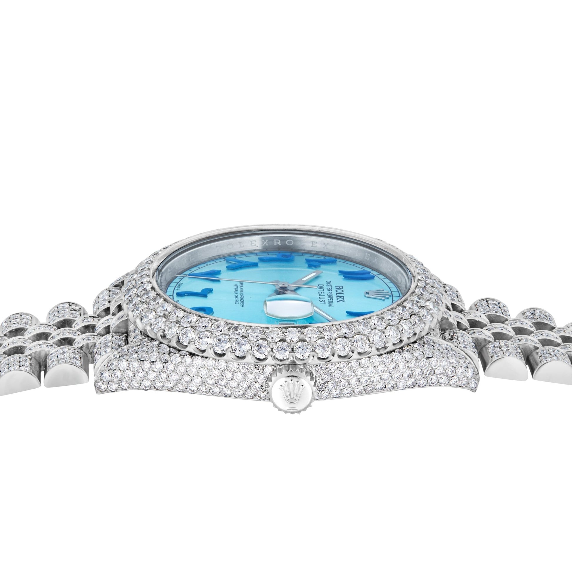 Rolex DateJust 41mm with Diamonds - Shyne Jewelers Rolex