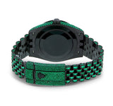 Rolex DateJust 41mm with Green Emeralds - Shyne Jewelers Rolex