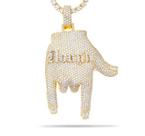 Rough Damond Hand Pendant - Shyne Jewelers Shyne Jewelers