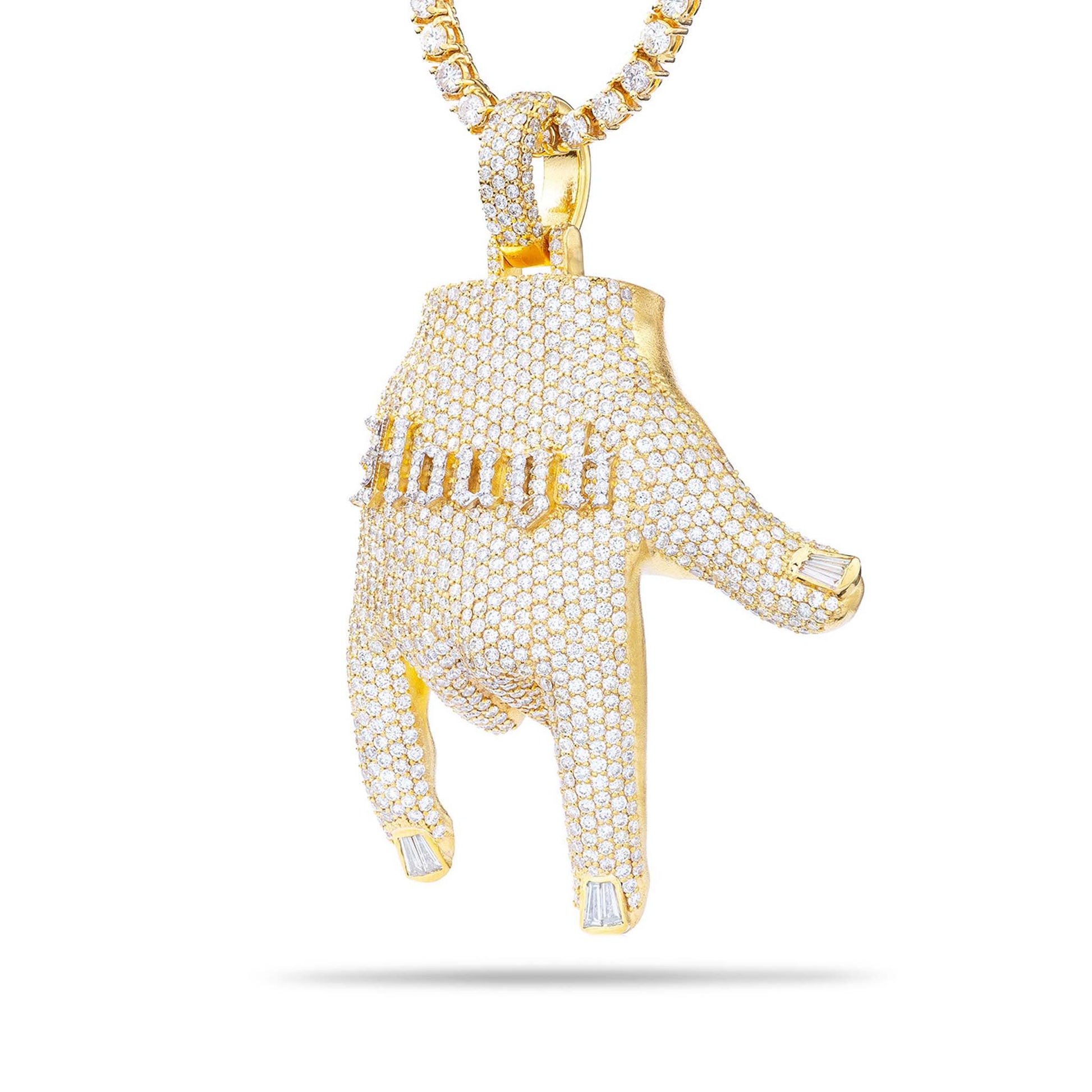 Rough Damond Hand Pendant - Shyne Jewelers Shyne Jewelers