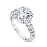 Round Brilliant Halo Engagement Ring - Shyne Jewelers 4 Shyne Jewelers