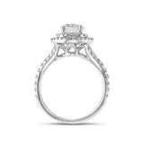 Round Halo Engagement Ring - Shyne Jewelers 100-00240 4 Shyne Jewelers