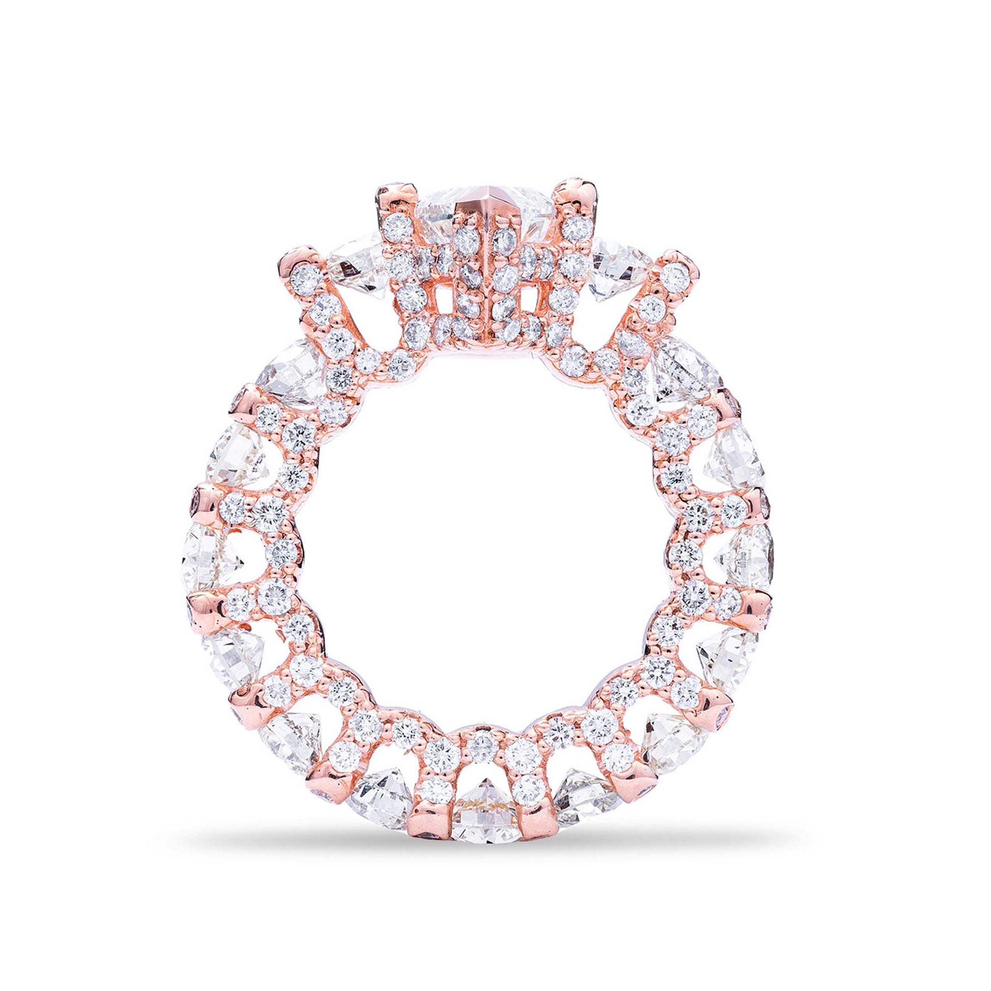 Shy Glizzy Custom Rose Gold Diamond Ring - Shyne Jewelers Shyne Jewelers