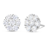 Shyne Collection 10pt Diamond Flower Studs - Shyne Jewelers White Gold Shyne Jewelers