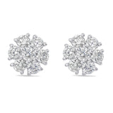 Shyne Collection 20pt Diamond Flower Studs - Shyne Jewelers 150-00004 Shyne Jewelers