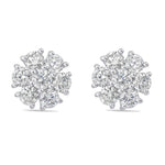 Shyne Collection 20pt Diamond Flower Studs - Shyne Jewelers 150-00004 Shyne Jewelers