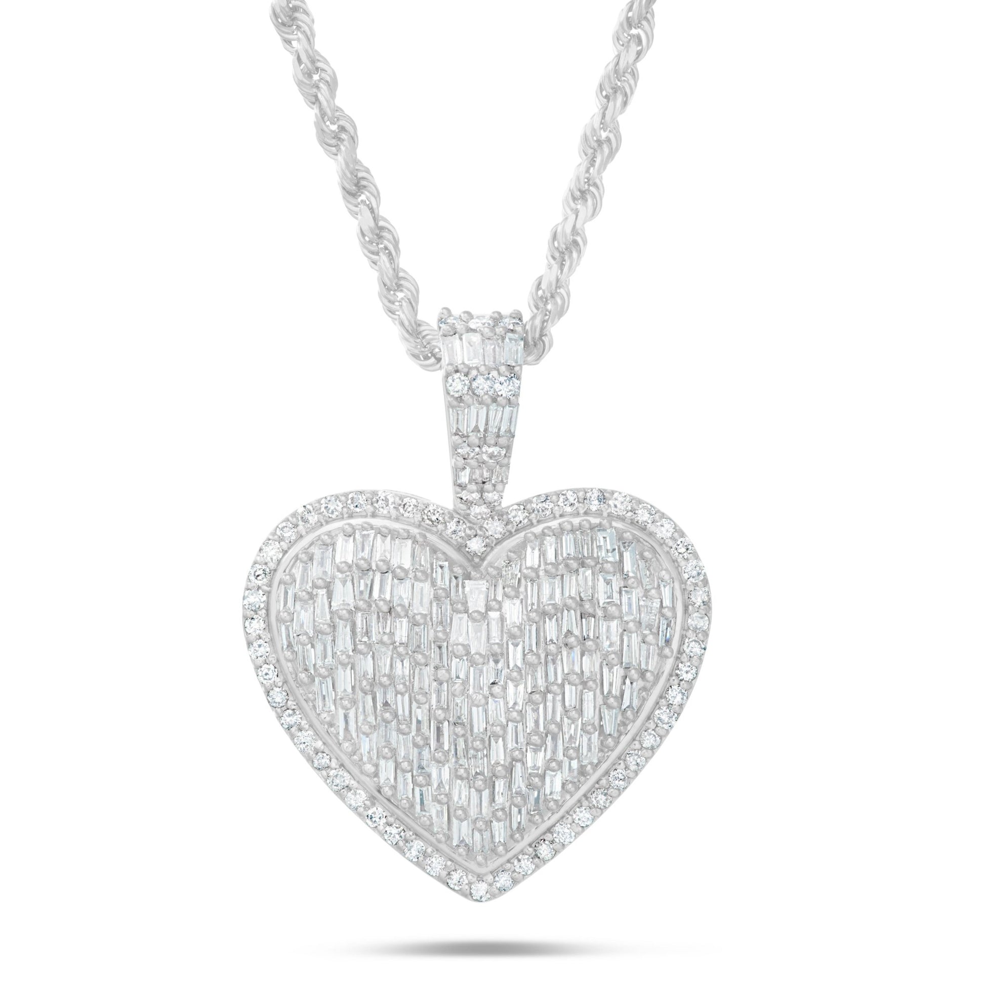 Shyne Collection Diamond Heart Pendant - Shyne Jewelers PE1M8729G White Gold Shyne Jewelers