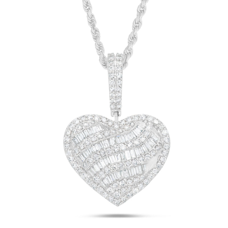 Shyne Collection Diamond Heart Pendant - Shyne Jewelers PE2Q6175G White Gold Shyne Jewelers