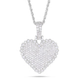 Shyne Collection Diamond Heart Pendant - Shyne Jewelers White Gold Shyne Jewelers