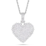 Shyne Collection Diamond Heart Pendant - Shyne Jewelers White Gold Shyne Jewelers