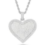 Shyne Collection Diamond Heart Pendant, Medium - Shyne Jewelers White Gold Shyne Jewelers