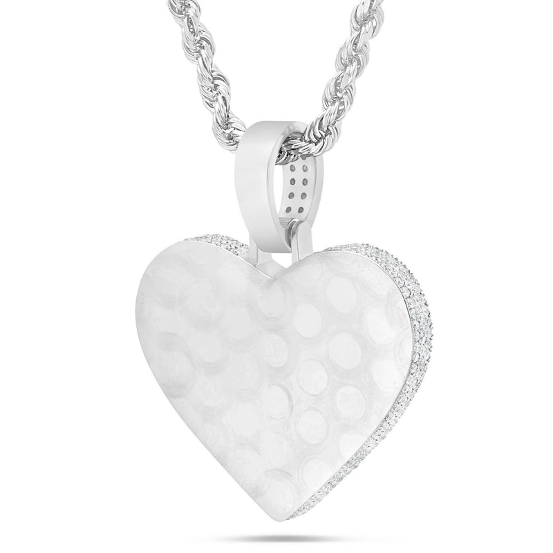Shyne Collection Diamond Heart Pendant, Small - Shyne Jewelers White Gold Shyne Jewelers