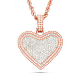 Shyne Collection Diamond Heart Pendant, Small - Shyne Jewelers Rose Gold Shyne Jewelers