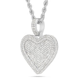 Shyne Collection Diamond Heart Pendant, Small - Shyne Jewelers White Gold Shyne Jewelers