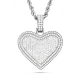 Shyne Collection Diamond Heart Pendant, Small - Shyne Jewelers White Gold Shyne Jewelers