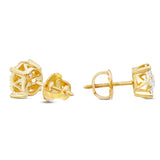 Shyne Collection Diamond Illusion Studs - Shyne Jewelers Yellow Gold Shyne Jewelers