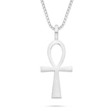 Shyne Collection Large Ankh Pendant - Shyne Jewelers ANKH_2 White Gold Shyne Jewelers