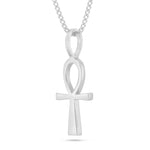 Shyne Collection Large Ankh Pendant - Shyne Jewelers ANKH_2 White Gold Shyne Jewelers