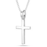 Shyne Collection Large Cross Pendant - Shyne Jewelers 435-00049 White Gold Shyne Jewelers