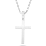 Shyne Collection Large Cross Pendant - Shyne Jewelers 435-00049 White Gold Shyne Jewelers