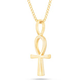 Shyne Collection Small Ankh Pendant - Shyne Jewelers ANKH_1 Yellow Gold Shyne Jewelers