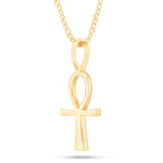Shyne Collection Small Ankh Pendant - Shyne Jewelers ANKH_1 Yellow Gold Shyne Jewelers