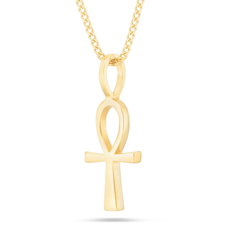 Shyne Collection Small Ankh Pendant - Shyne Jewelers ANKH_1 Yellow Gold Shyne Jewelers