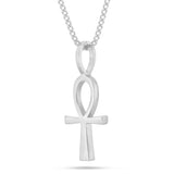 Shyne Collection Small Ankh Pendant - Shyne Jewelers ANKH_1 White Gold Shyne Jewelers