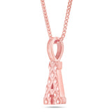 Shyne Collection Varsity Initial Pendant - Shyne Jewelers Rose Gold A Shyne Jewelers