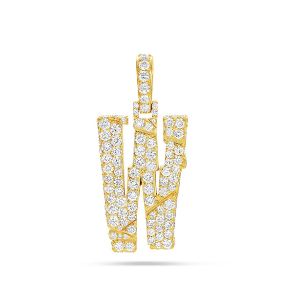Small "W" Diamond Wallo Pendant - Shyne Jewelers WALLOCUSTOMSMALL Shyne Jewelers