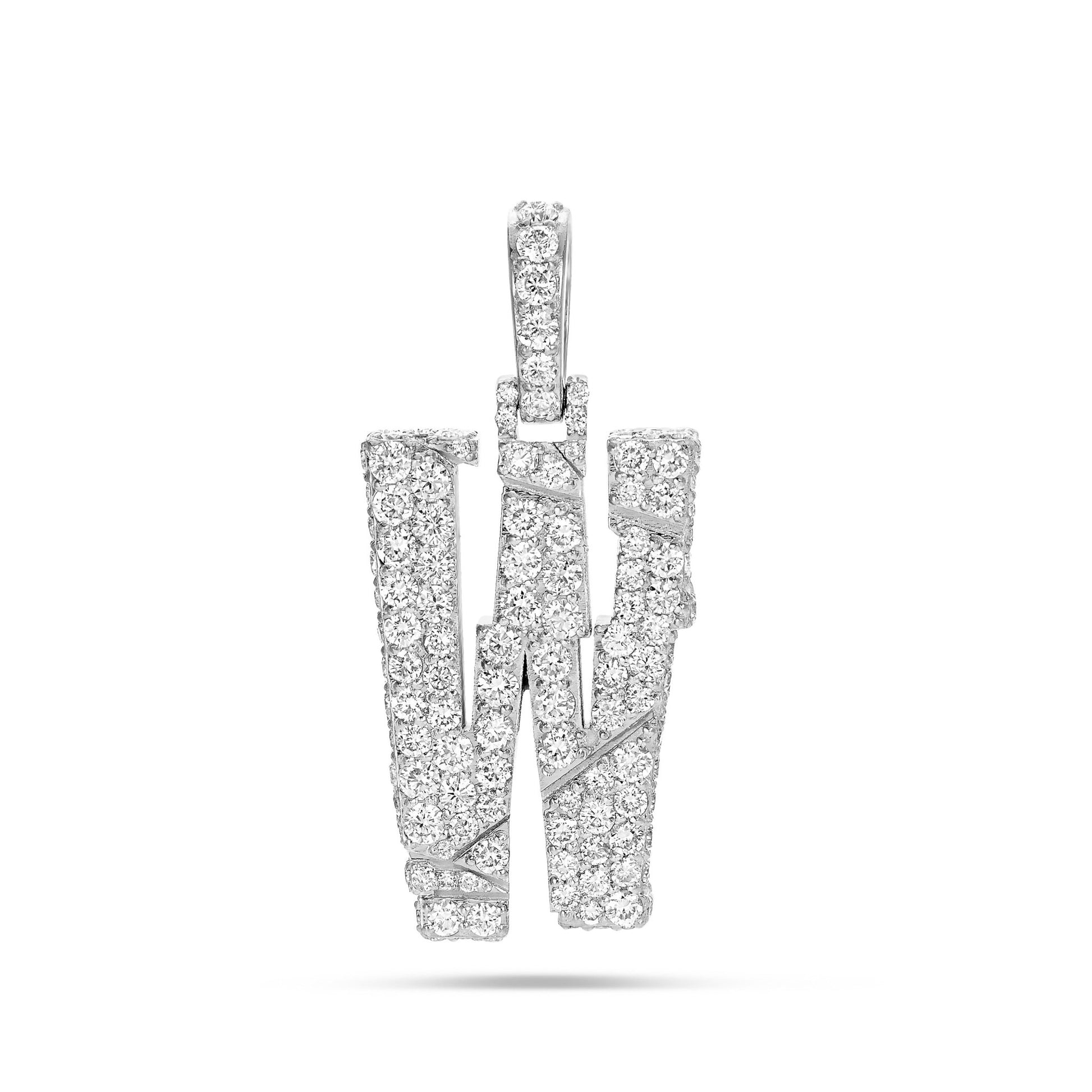 Small "W" Diamond Wallo Pendant - Shyne Jewelers WALLOCUSTOMSMALL Shyne Jewelers