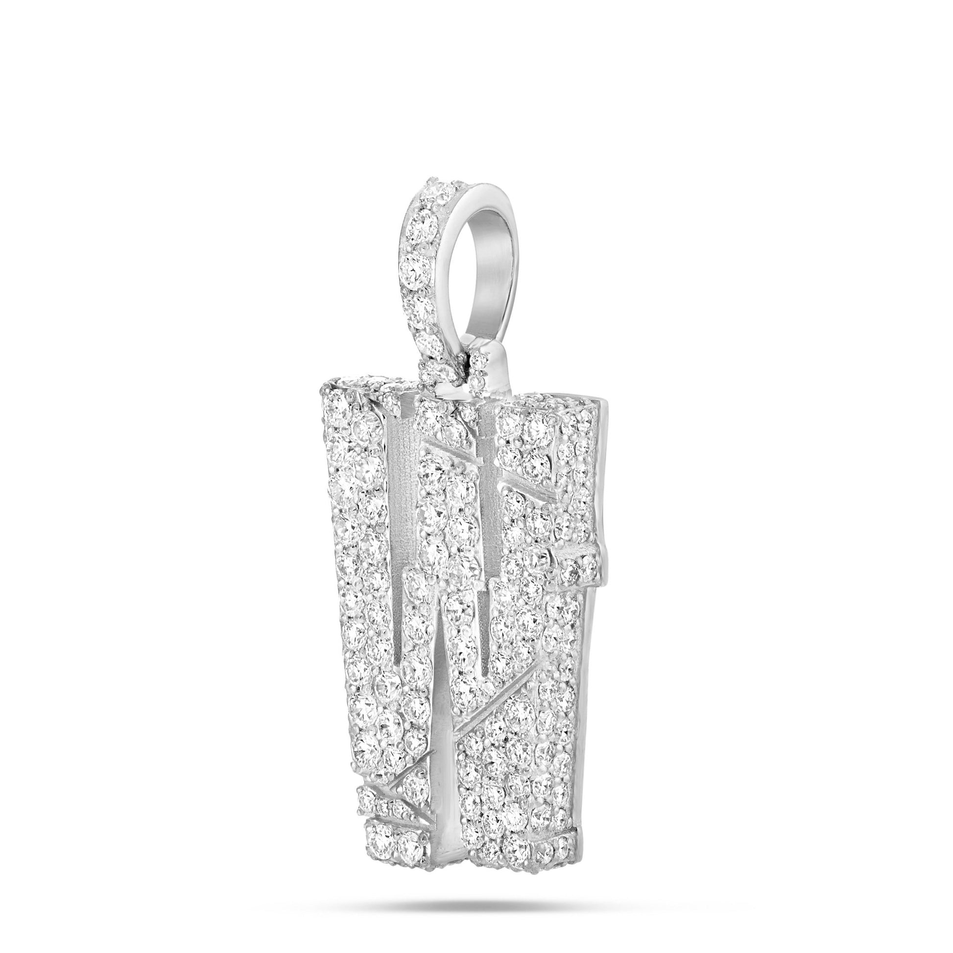 Small "W" Diamond Wallo Pendant - Shyne Jewelers WALLOCUSTOMSMALL Shyne Jewelers