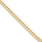 Solid Cuban Bracelet, 3.1 mm - Shyne Jewelers Yellow Gold 6