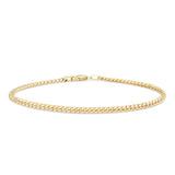 Solid Cuban Bracelet, 3.1 mm - Shyne Jewelers Yellow Gold 6" Shyne Jewelers