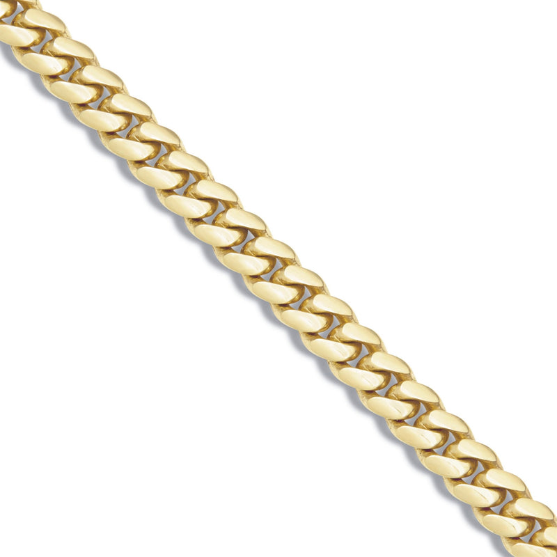 Solid Cuban Bracelet, 3.9mm - Shyne Jewelers Yellow Gold 6" Shyne Jewelers