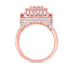 Square Top Diamond Statement Ring - Shyne Jewelers RN403236Y10DI1 4 Shyne Jewelers