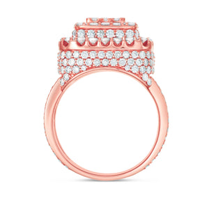 Square Top Diamond Statement Ring - Shyne Jewelers RN403236Y10DI1 4 Shyne Jewelers