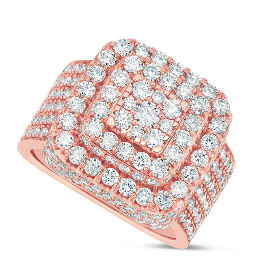Square Top Diamond Statement Ring - Shyne Jewelers RN403236Y10DI1 4 Shyne Jewelers