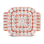 Square Top Diamond Statement Ring - Shyne Jewelers RN403236Y10DI1 4 Shyne Jewelers