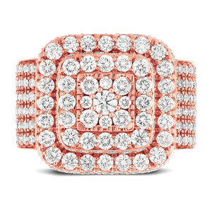 Square Top Diamond Statement Ring - Shyne Jewelers RN403236Y10DI1 4 Shyne Jewelers
