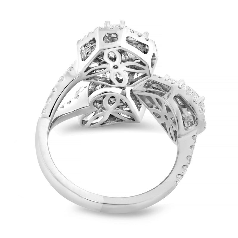 Three Stone Accent Diamond Ring - Shyne Jewelers 130-00138 White Gold Shyne Jewelers