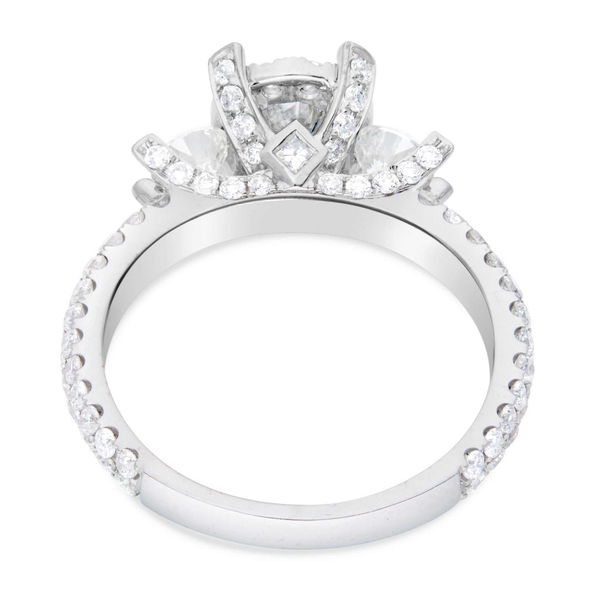 Three Stone Diamond Engagement Ring - Shyne Jewelers 4 Shyne Jewelers