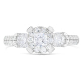 Three Stone Diamond Engagement Ring - Shyne Jewelers 4 Shyne Jewelers