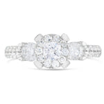 Three Stone Diamond Engagement Ring - Shyne Jewelers 4 Shyne Jewelers