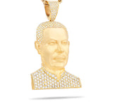 Truong Buu Diep Portrait Custom Diamond Pendant - Shyne Jewelers Shyne Jewelers