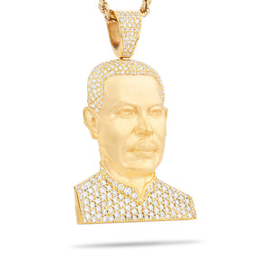 Truong Buu Diep Portrait Custom Diamond Pendant - Shyne Jewelers Shyne Jewelers