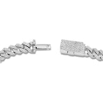 Two tone Diamond Cuban Bracelet with Butterflies - Shyne Jewelers 170-00292 White Gold Shyne Jewelers