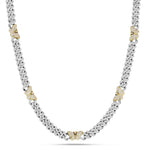 Two tone Diamond Cuban Chain with Butterflies - Shyne Jewelers 165-00378 Yellow & White Gold Shyne Jewelers